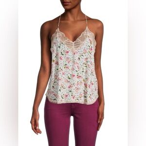 ZADIG & VOLTAIRE Christy Anemone Floral Top silk size M NWT